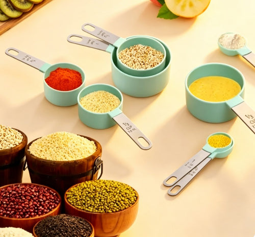 Precision Measuring Spoon with Sliding Scale - Multipurpose Teaspoon and Tablespoon for Cake Baking - Food-Grade Space-Saving Kitchen Gadget for Home Cooking